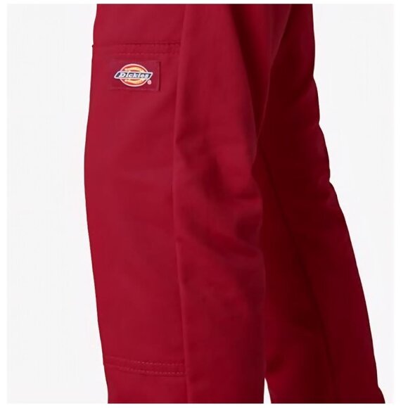 FLEX Skinny Fit Double Knee Work Pants 34W x 32L - RED - Picture 8 of 9